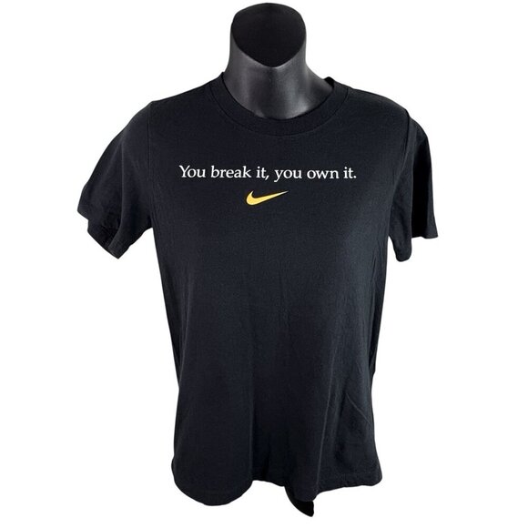 Caitlin Clark Iowa Nike NCAA Record You Break It You Own It T-shirt Kids Youth L - Picture 2 of 8